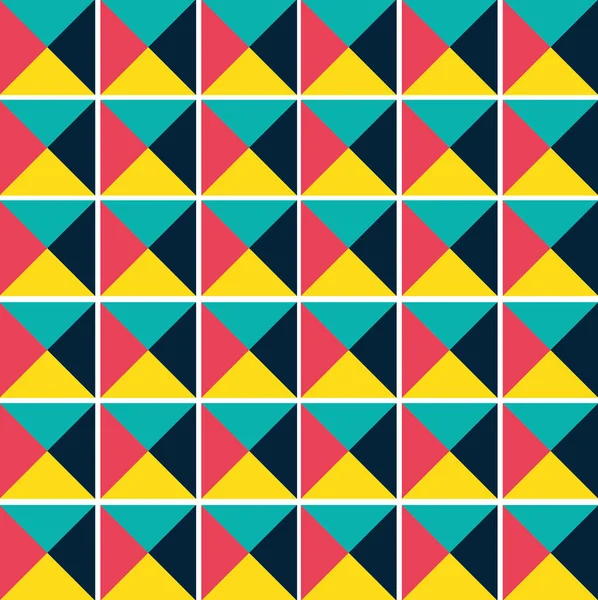 Figuras geométricas y colores patrón de fondo — Archivo Imágenes Vectoriales