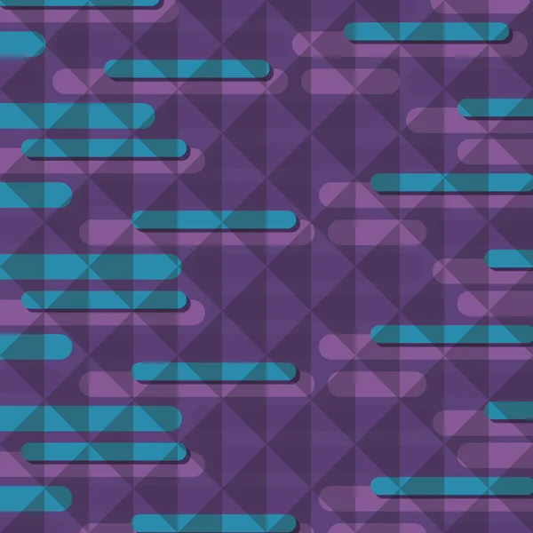 Meetkundige figuren en kleuren patroon achtergrond — Stockvector