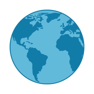 dünya gezegen earth simgesini