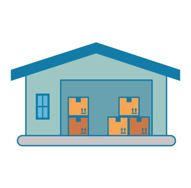 Ambar Binası izole simgesi