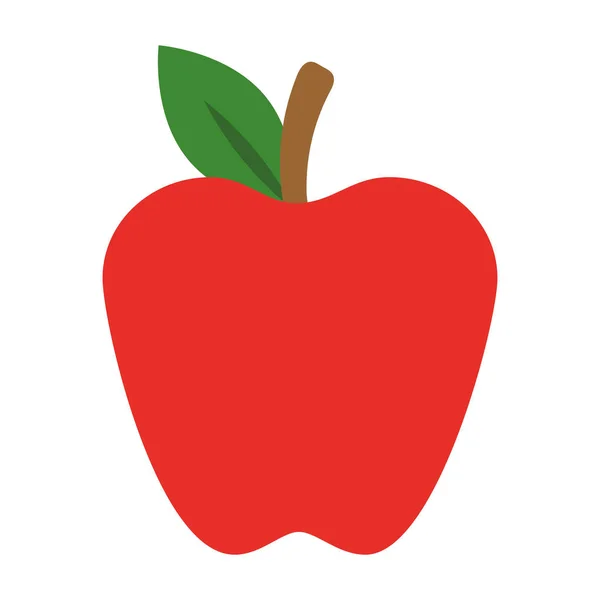 りんごフレッシュフルーツアイコン — ストックベクタ