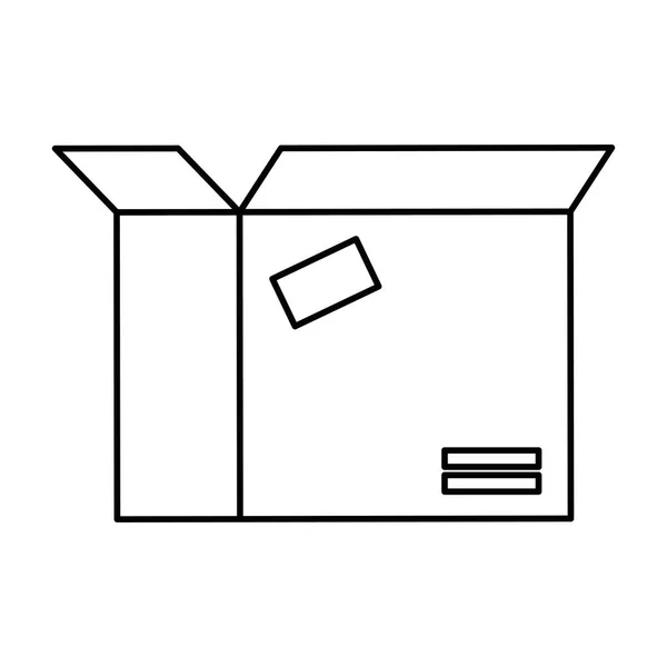 포장 상자 판지 아이콘 — 스톡 벡터