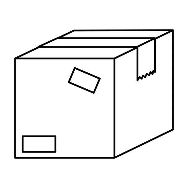 Verpackungskartons-Symbol — Stockvektor