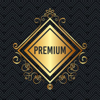 Premium kalite altın çerçeve
