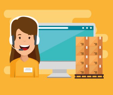 Destek Aracı ve bilgisayar ile lojistik hizmetleri