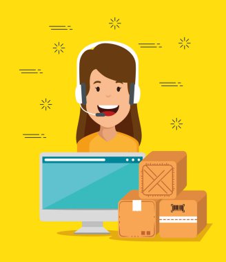 Destek Aracı ve bilgisayar ile lojistik hizmetleri