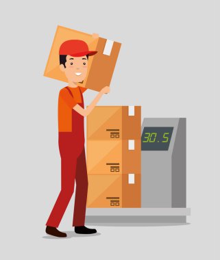 teslimat işçi ile lojistik hizmetleri