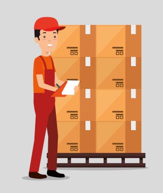 teslimat işçi ile lojistik hizmetleri