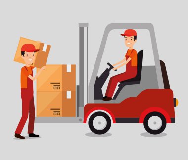 forklift ve işçi ile lojistik hizmetleri