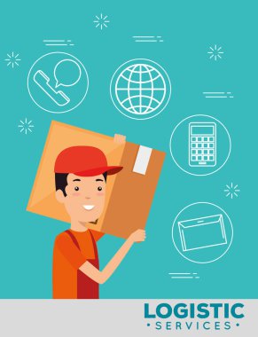 teslimat işçi ile lojistik hizmetleri