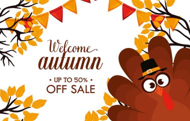 sonbahar günü Satılık hoş geldiniz