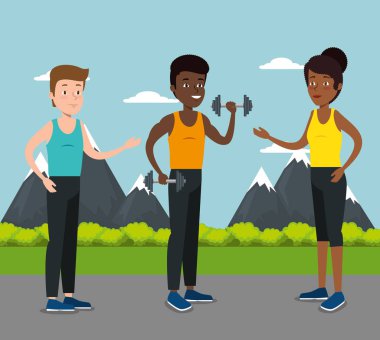 Grup sporcuların spor pratik