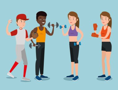 Grup sporcuların spor pratik