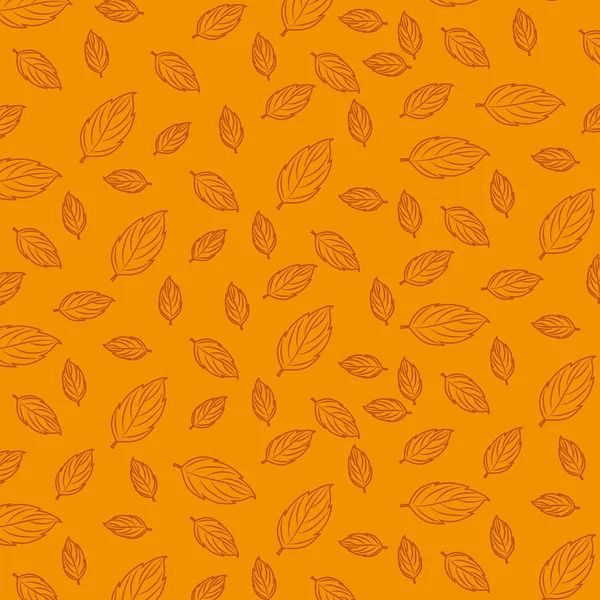 Herfst bladeren patroon achtergrond — Stockvector