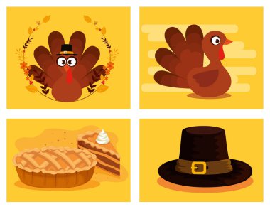 mutlu teşekkür veren Icons set