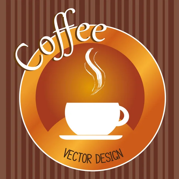 Leckeres Kaffeetassen-Getränk — Stockvektor