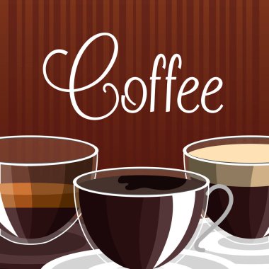 lezzetli kahve dükkanı poster