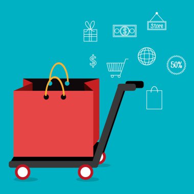 hatta alışveriş çantası ile satın