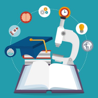 online eğitim Icons set