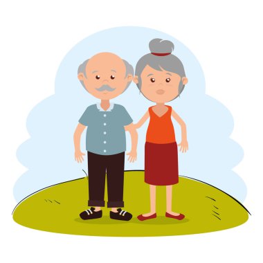 dedesi çift park karakterleri üzerinde