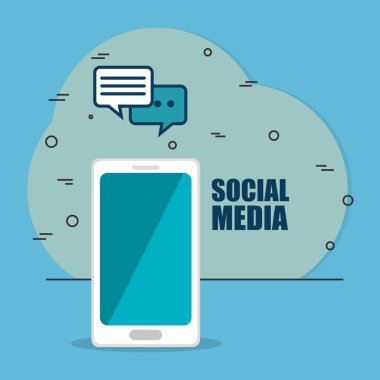 Sosyal Medya Simgeler pazarlama ile Smartphone