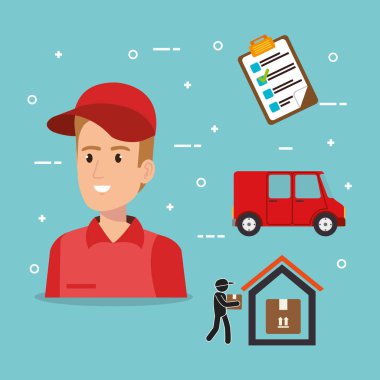 teslimat hizmeti alt karakter kümesi simgeleri ile