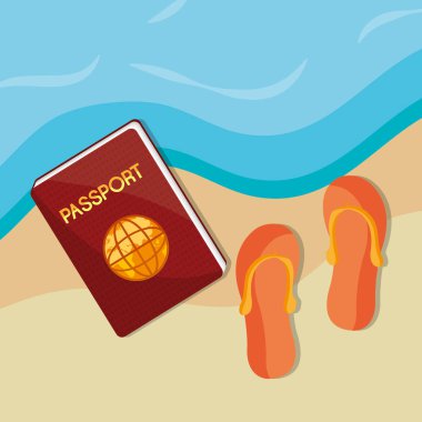 Plaj yatay, flip flop