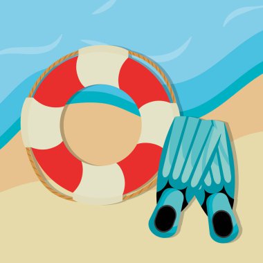 float cankurtaran ile plaj manzara