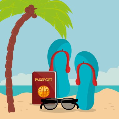 Plaj yatay, flip flop