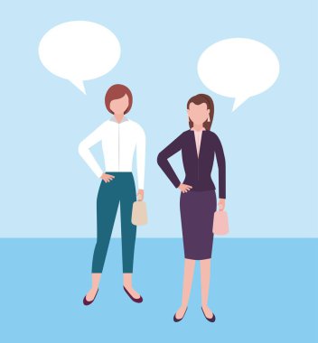 iş çalışma alanı zarif kadının vektör çizim söz