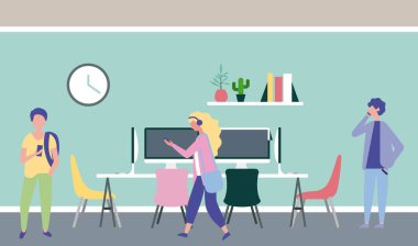 iş insanlar çalışma alanı