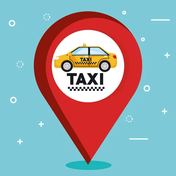 Ταξί υπηρεσία app έξυπνες μεταφορές ταξιδιωτικών — Διανυσματικό Αρχείο
