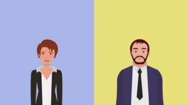 ekip çalışması insanlar animasyon hd