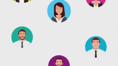 ekip çalışması insanlar animasyon hd