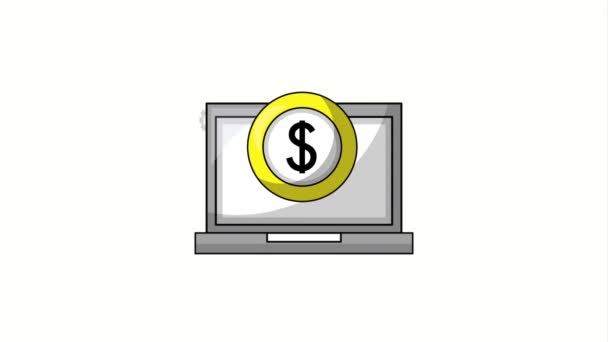 Utländsk valuta business — Stockvideo