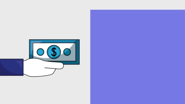 Валютный бизнес — стоковое видео