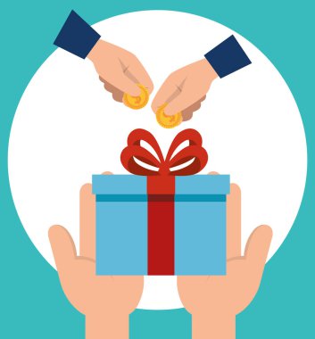 eller hediye ve para ile