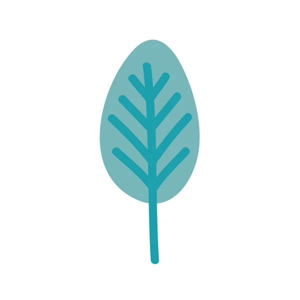 Árbol planta aislado icono — Vector de stock