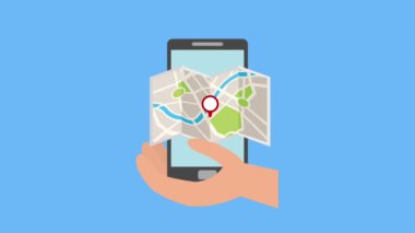 El mobil app konumu taksi tutarak