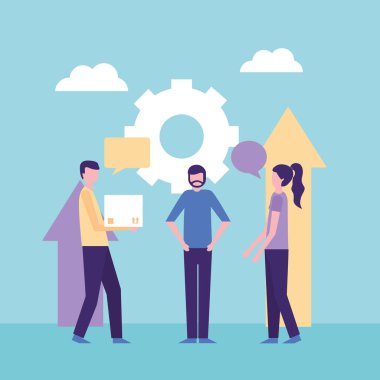 topluluk etkinlik tekerlek kız ve erkekler kutusu vektör çizim tutun