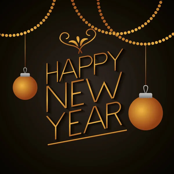 Happy new year celebration — Stock Vector