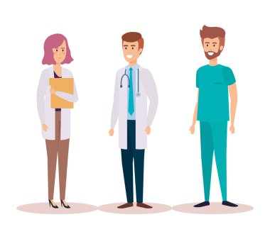 Doktorlar sağlık personeli Grup