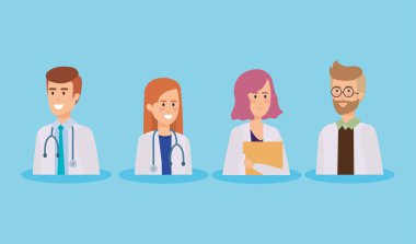 Doktorlar sağlık personeli Grup
