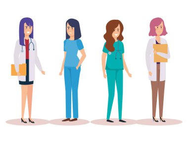 Doktorlar sağlık personeli Grup