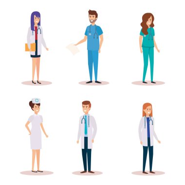 Doktor ile hemşire Grup