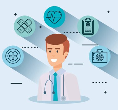 Doktor set simgeleri ile