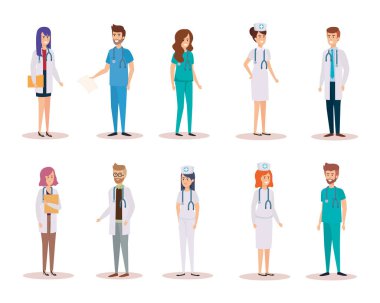 Doktor ile hemşire Grup