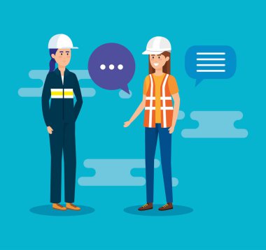 kadın inşaatçılar karakter konuşuyor