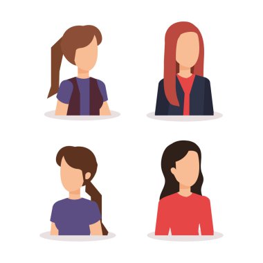 zarif iş kadınları avatarlar karakter