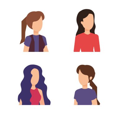 zarif iş kadınları avatarlar karakter